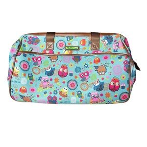 Lily‎ Bloom Rolling Duffel Bag “Owl Always Love You” Print